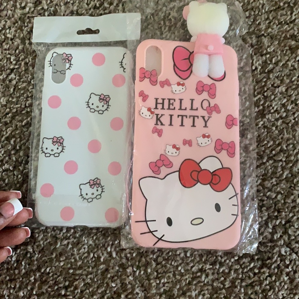 2 bundle Hello kitty iPhone X case